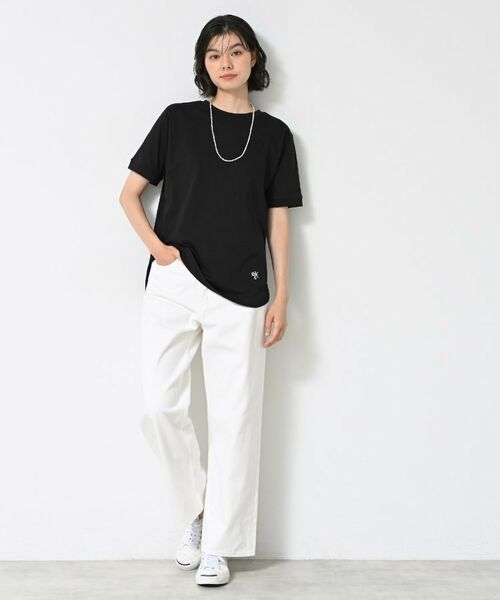 Dessin / デッサン カットソー | 【洗える】シャツテール半袖Tシャツ | 詳細7