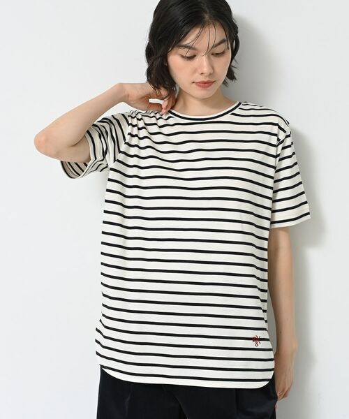 Dessin / デッサン カットソー | 【洗える】シャツテール半袖Tシャツ | 詳細9