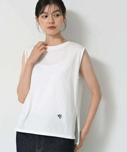 Dessin / デッサン カットソー | 【洗える】ノースリーブカットソー | 詳細1