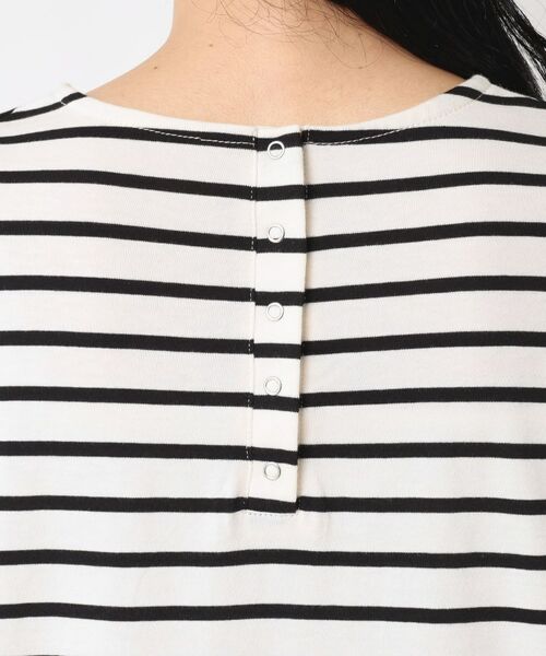 Dessin / デッサン カットソー | 【洗える】フレンチスリーブロゴ入りTシャツ | 詳細17