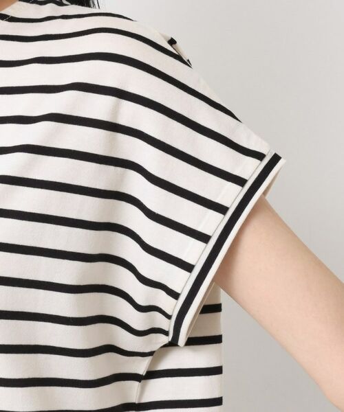 Dessin / デッサン カットソー | 【洗える】フレンチスリーブロゴ入りTシャツ | 詳細18