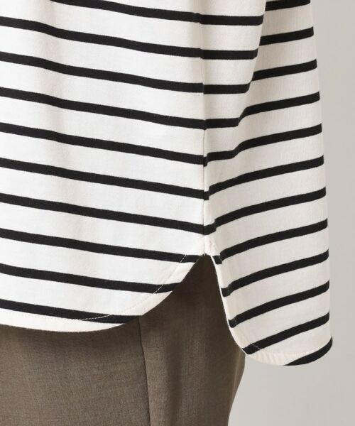 Dessin / デッサン カットソー | 【洗える】フレンチスリーブロゴ入りTシャツ | 詳細19