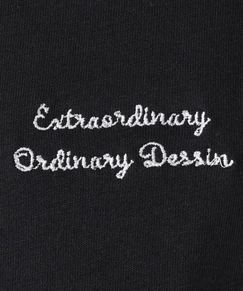 Dessin / デッサン カットソー | 【洗える】フレンチスリーブロゴ入りTシャツ | 詳細8