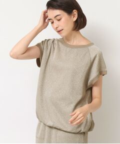 Dessin / デッサン カットソー | 【セットアップ可・洗える】ラメ裏毛トップス