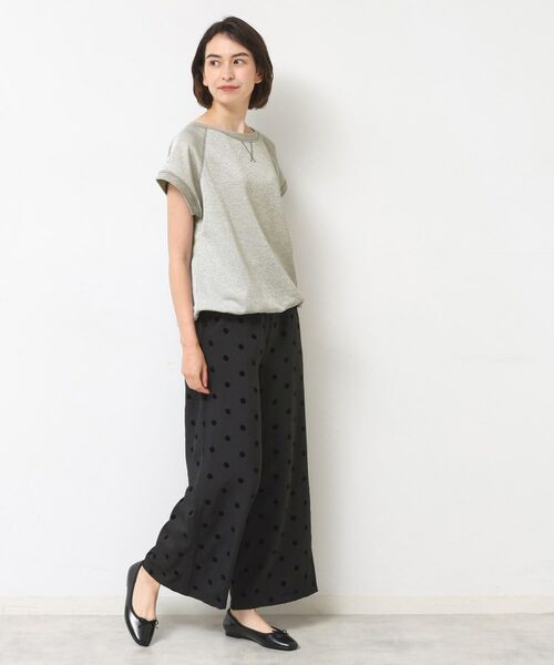 Dessin / デッサン カットソー | 【セットアップ可・洗える】ラメ裏毛トップス | 詳細6