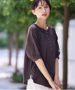 Dessin / デッサン カットソー | 【360度可愛い/前後2WAY/洗える】ライトコットンヘンリーカットソー