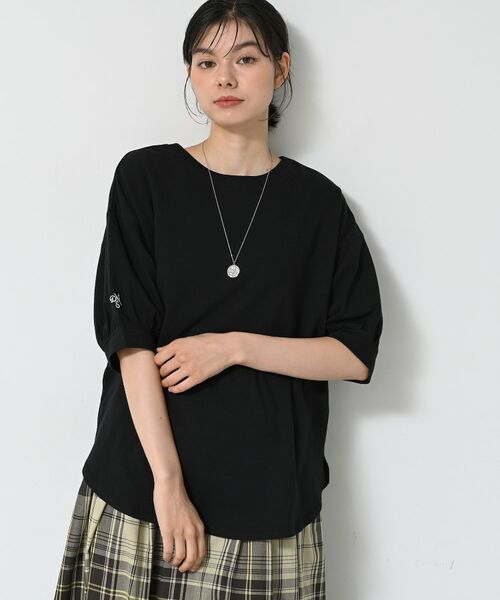 Dessin / デッサン カットソー | 【360度可愛い/前後2WAY/洗える】ライトコットンヘンリーカットソー | 詳細1