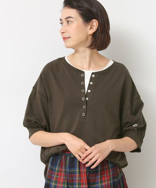 Dessin / デッサン カットソー | 【360度可愛い/前後2WAY/洗える】ライトコットンヘンリーカットソー | 詳細30