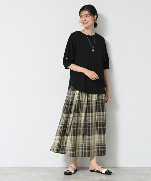 Dessin / デッサン カットソー | 【360度可愛い/前後2WAY/洗える】ライトコットンヘンリーカットソー | 詳細4