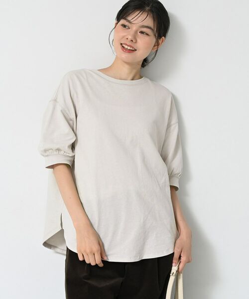 Dessin / デッサン カットソー | 【360度可愛い/前後2WAY/洗える】ライトコットンヘンリーカットソー | 詳細8