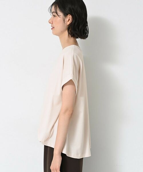 Dessin / デッサン カットソー | 【二の腕カバー/UVカット】ロールアップスリーブ裾ギャザーカットソー | 詳細18