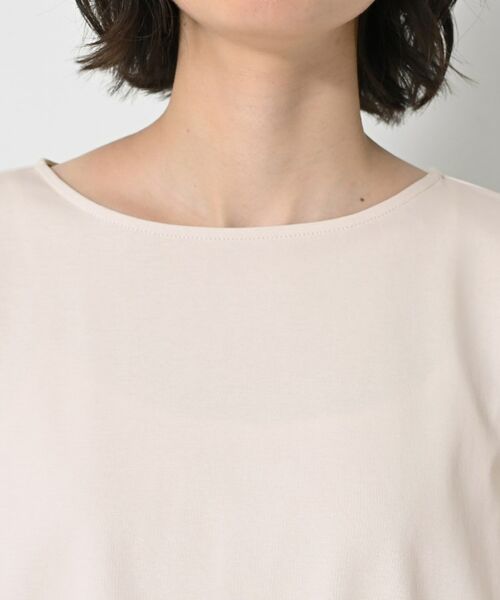 Dessin / デッサン カットソー | 【二の腕カバー/UVカット】ロールアップスリーブ裾ギャザーカットソー | 詳細20