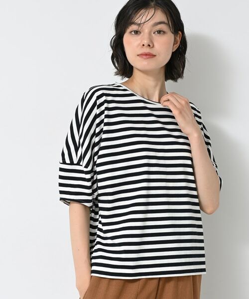 Dessin / デッサン カットソー | 【二の腕カバー/UVカット】ランタンスリーブカットソー | 詳細10