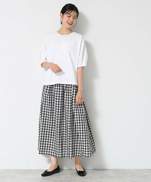 Dessin / デッサン カットソー | 【二の腕カバー/UVカット】ランタンスリーブカットソー | 詳細3