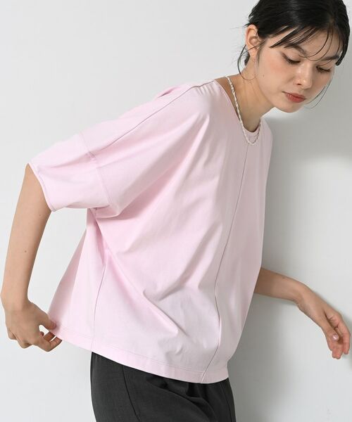 Dessin / デッサン カットソー | 【二の腕カバー/UVカット】ランタンスリーブカットソー | 詳細6