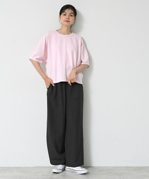 Dessin / デッサン カットソー | 【二の腕カバー/UVカット】ランタンスリーブカットソー | 詳細7