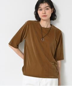 Dessin / デッサン カットソー | 【洗える】シアーベロアトップス