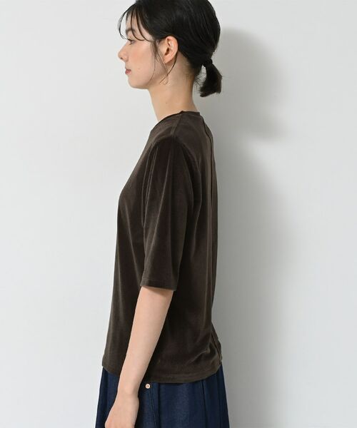 Dessin / デッサン カットソー | 【洗える】シアーベロアトップス | 詳細14