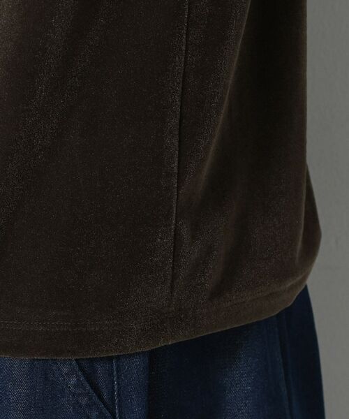 Dessin / デッサン カットソー | 【洗える】シアーベロアトップス | 詳細18