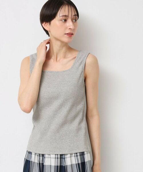 Dessin / デッサン キャミソール・チューブトップ | 【2WAY・洗える】リブタンクトップ | 詳細10