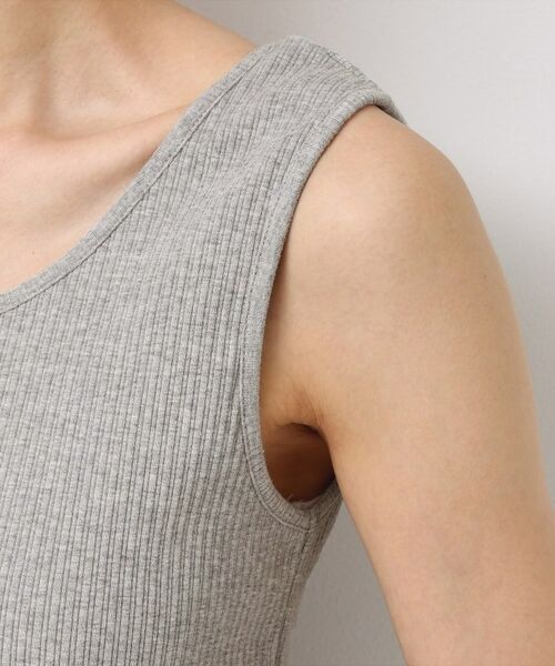 Dessin / デッサン キャミソール・チューブトップ | 【2WAY・洗える】リブタンクトップ | 詳細19