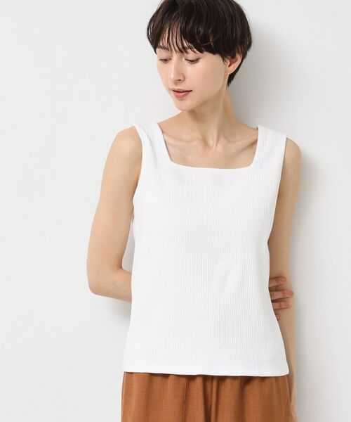 Dessin / デッサン キャミソール・チューブトップ | 【2WAY・洗える】リブタンクトップ | 詳細4