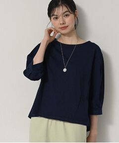 Dessin / デッサン カットソー | 【洗える】インディゴ天竺デニム調カットソー