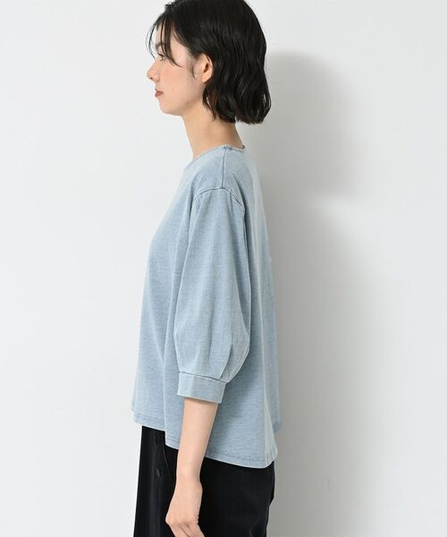 Dessin / デッサン カットソー | 【洗える】インディゴ天竺デニム調カットソー | 詳細10