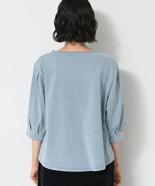 Dessin / デッサン カットソー | 【洗える】インディゴ天竺デニム調カットソー | 詳細11