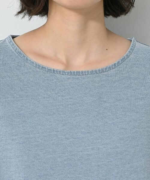 Dessin / デッサン カットソー | 【洗える】インディゴ天竺デニム調カットソー | 詳細12