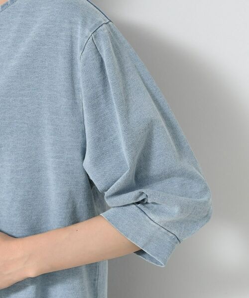 Dessin / デッサン カットソー | 【洗える】インディゴ天竺デニム調カットソー | 詳細13
