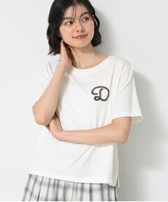 Dessin / デッサン Tシャツ | 【洗える】チュール刺繍Tシャツ