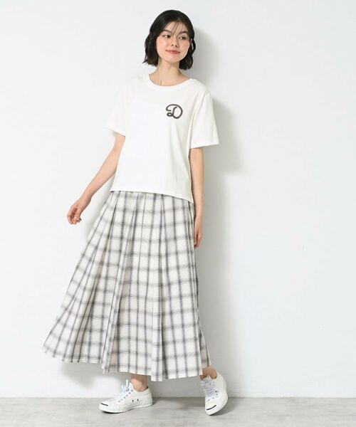 Dessin / デッサン Tシャツ | 【洗える】チュール刺繍Tシャツ | 詳細3