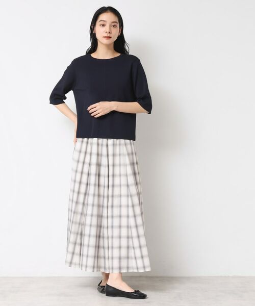 Dessin / デッサン ニット・セーター | 【UVカット/洗える】2WAY五分袖カーディガン | 詳細14