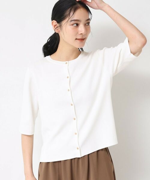 Dessin / デッサン ニット・セーター | 【UVカット/洗える】2WAY五分袖カーディガン | 詳細2