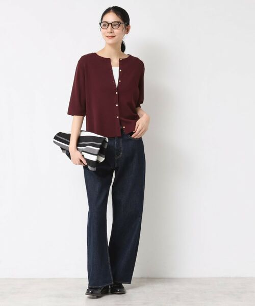 Dessin / デッサン ニット・セーター | 【UVカット/洗える】2WAY五分袖カーディガン | 詳細23