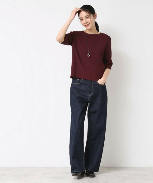 Dessin / デッサン ニット・セーター | 【UVカット/洗える】2WAY五分袖カーディガン | 詳細24