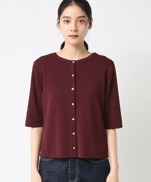 Dessin / デッサン ニット・セーター | 【UVカット/洗える】2WAY五分袖カーディガン | 詳細26