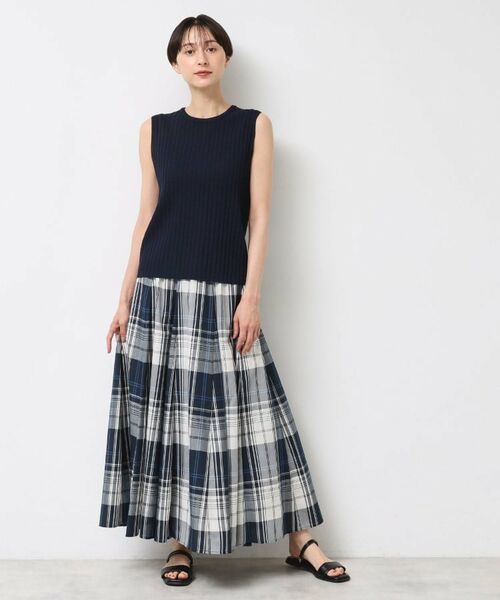 Dessin / デッサン ニット・セーター | 【洗える】リブノースリーブニット | 詳細11