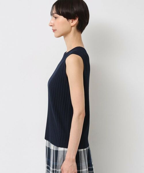 Dessin / デッサン ニット・セーター | 【洗える】リブノースリーブニット | 詳細14