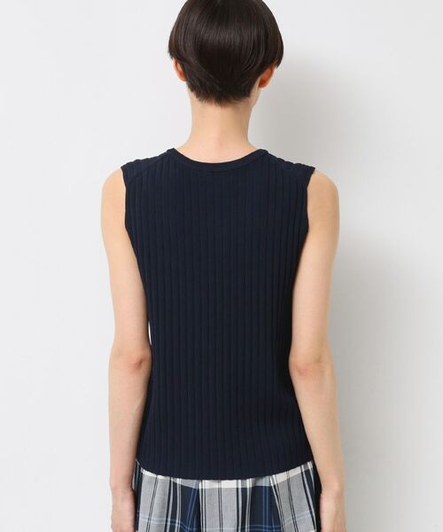 Dessin / デッサン ニット・セーター | 【洗える】リブノースリーブニット | 詳細15