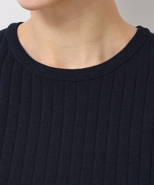 Dessin / デッサン ニット・セーター | 【洗える】リブノースリーブニット | 詳細16
