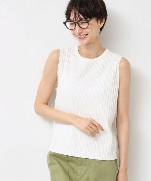 Dessin / デッサン ニット・セーター | 【洗える】リブノースリーブニット | 詳細2