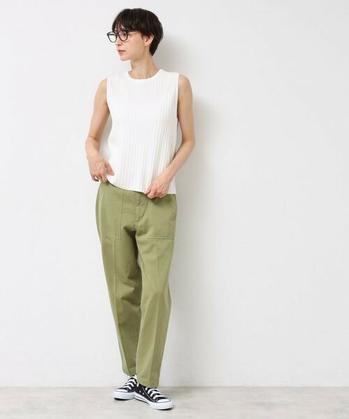 Dessin / デッサン ニット・セーター | 【洗える】リブノースリーブニット | 詳細3