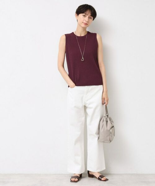 Dessin / デッサン ニット・セーター | 【洗える】リブノースリーブニット | 詳細7