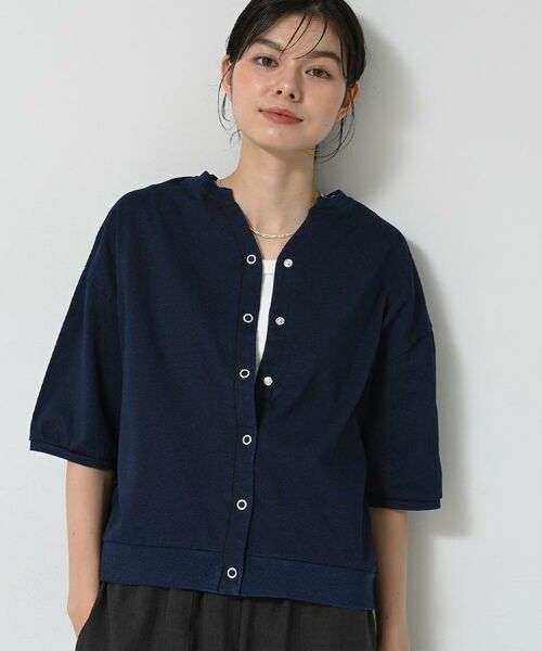 Dessin / デッサン カーディガン・ボレロ | 【洗える】インディゴデニム調カーディガン | 詳細1