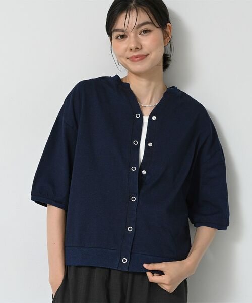 Dessin / デッサン カーディガン・ボレロ | 【洗える】インディゴデニム調カーディガン | 詳細2
