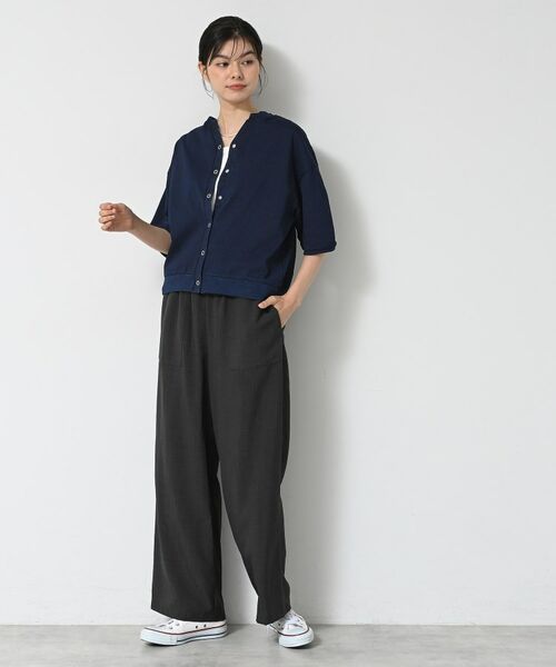 Dessin / デッサン カーディガン・ボレロ | 【洗える】インディゴデニム調カーディガン | 詳細3