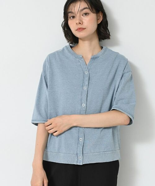 Dessin / デッサン カーディガン・ボレロ | 【洗える】インディゴデニム調カーディガン | 詳細5