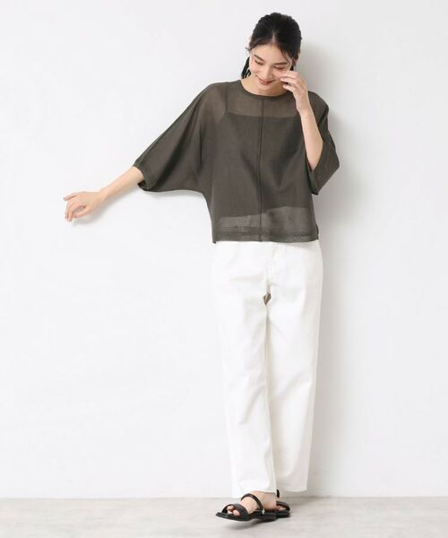 Dessin / デッサン カーディガン・ボレロ | 【前後2WAY・洗える】シアーカーディガン | 詳細13